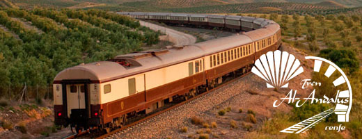 Disfrute a bordo del Tren Al Andalus de un viaje inolvidable por el embrujo andalúz y sus tradiciones milenarias... CRUCEROS EN TREN ANDALUCIA TREN AL ANDALUS CRUCEROS SOBRE RAILES CRUCEROS EN TREN TRENES DE LUJO RENFE FEVE CRUCEROS SUR DE ESPAÑA CRUCEROS TERCERA EDAD VIAJES DE LUJO